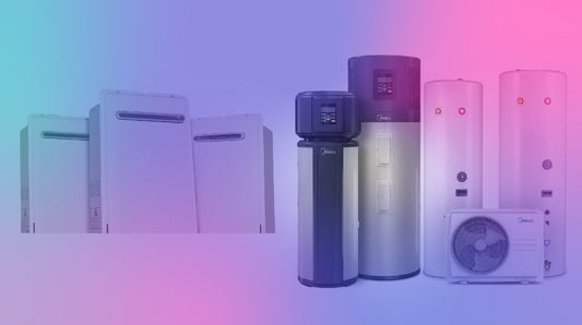 Gas continuous flow VS Electric heat pump