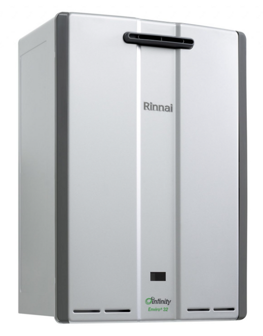 Rinnai enviro front hot water storage