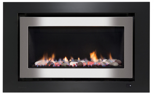 950 Gas Fireplace - Ceramic Pebbles