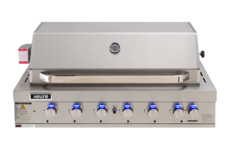 6 Burner Built-In BBQ and Hood