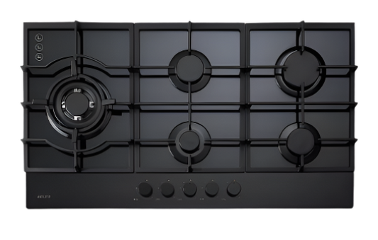 Gas Cooktop Modern On Glass Design 90cm 