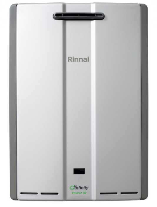 Rinnai enviro front hot water storage