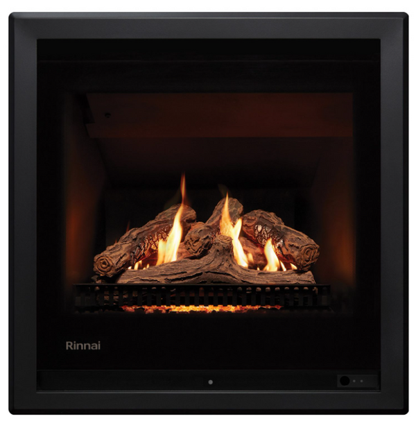 Rinnai 650 Inbuilt Gas Fire - 3 sided frame – National Gas & Appliances