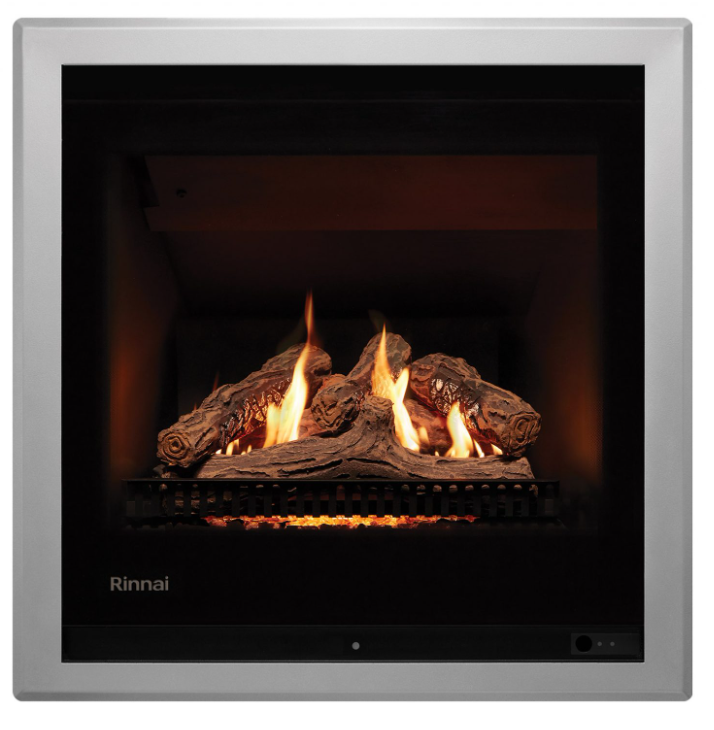 650 Gas Fire Inbuilt - 3 sided frame