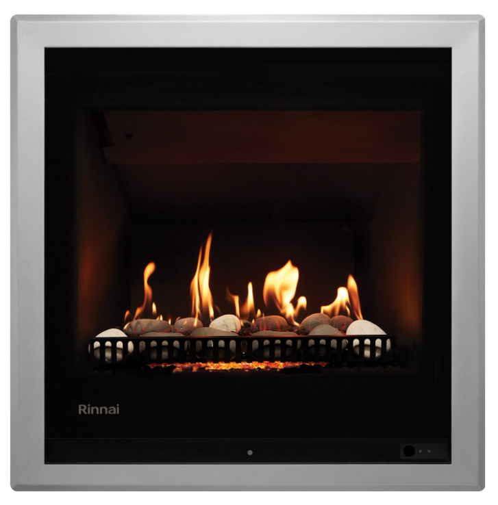 650 Gas Fire Inbuilt - 3 sided frame